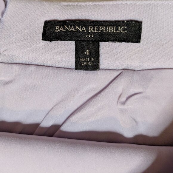 Banana Republic Lilac Spring Pencil Skirt Sz 4 - Picture 2 of 5